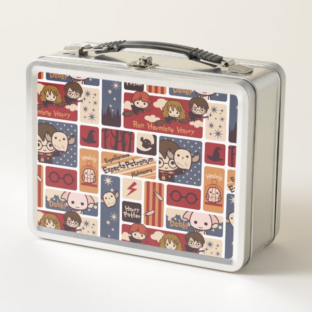 Lunch Box Harry Potter Motif des scènes de dessin (Devant)