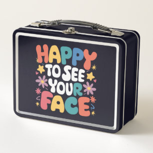 Lunch Box Heureux de voir votre visage Professeur de rentrée