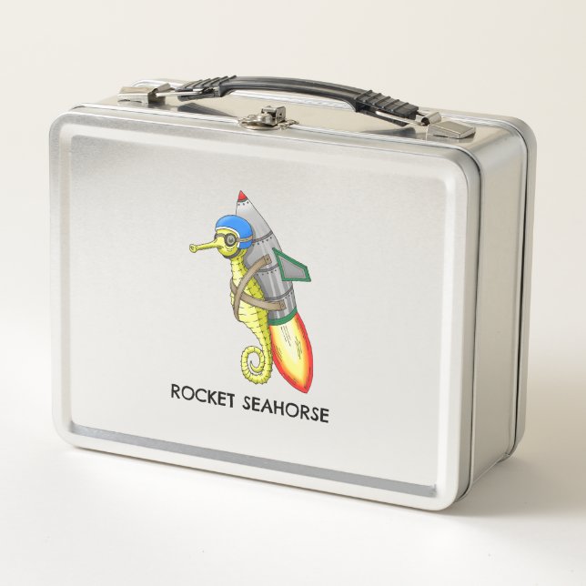 Lunch Box Hippocampe Fusée (Devant)