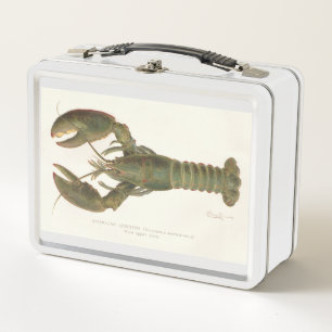 Lunch Box Homard américain - Sherman Denton Fish Lithograph