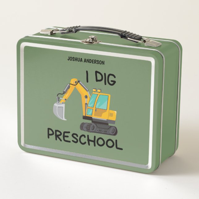 Lunch Box I Dig Preschool (Devant)