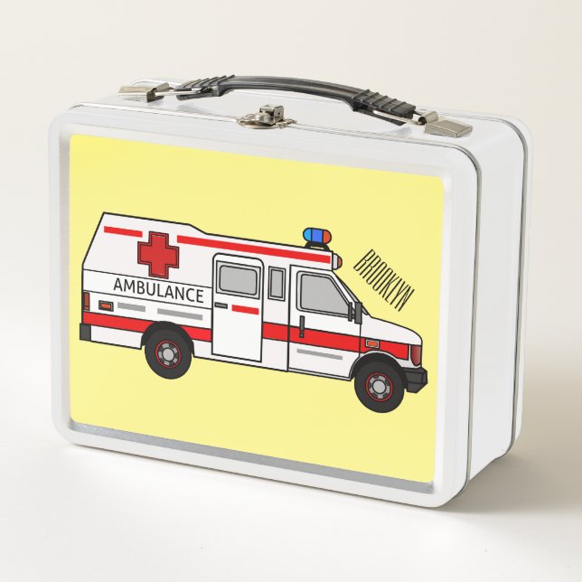 Lunch Box Illustration d'ambulance (Devant)
