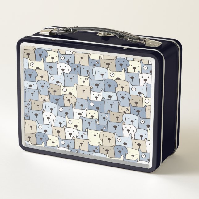 Lunch Box Illustration d'animal (Dos)