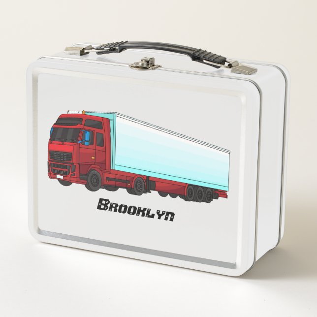 Lunch Box Illustration de camion roumain (Devant)