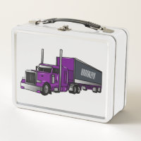 Illustration de camion semi-remorque
