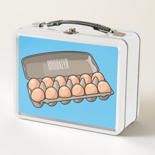 Lunch Box Illustration de carton d'oeufs (Devant)