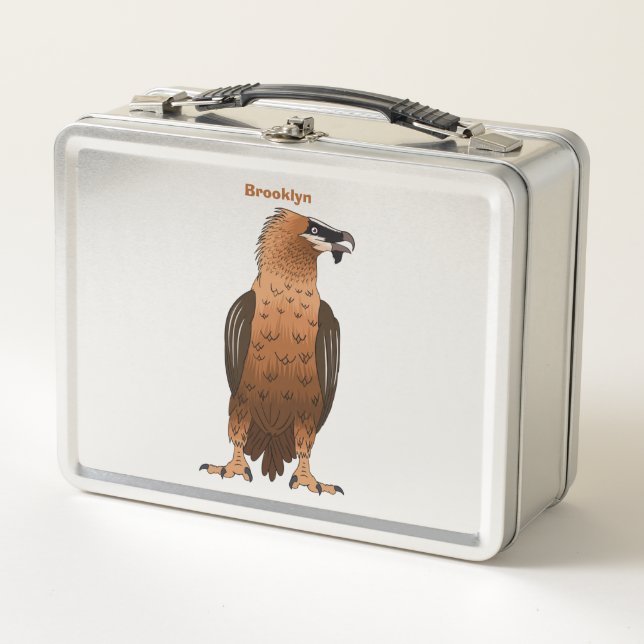 Lunch Box Illustration de dessin animé autour du vautour (Devant)