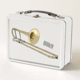 Lunch Box Illustration de dessin animé de Trombone