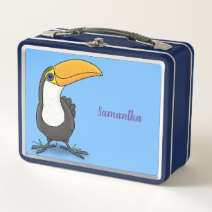 Lunch Box Illustration de dessin humoristique du toucan joye