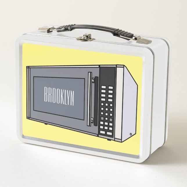 Lunch Box Illustration de dessin sur micro-ondes (Devant)