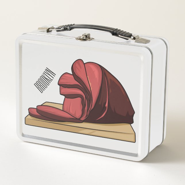 Lunch Box Illustration de jambon (Devant)