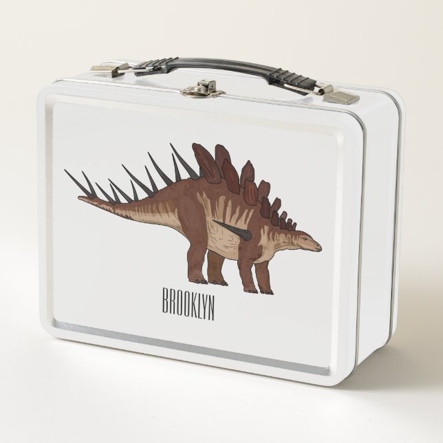 Lunch Box Illustration de Kentrosaurus (Devant)