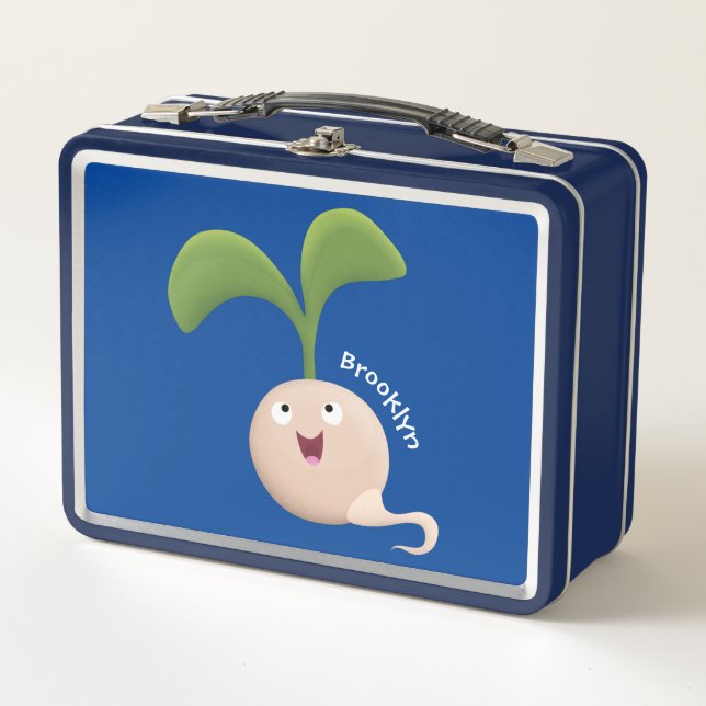 Lunch Box Illustration de la caricature de la gerbe de grain (Devant)