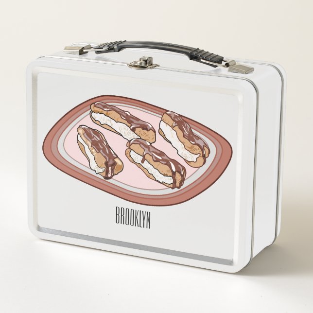 Lunch Box Illustration de l'éclair de chocolat (Devant)
