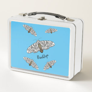 Lunch Box illustration de papillon géant léopard de dessin a