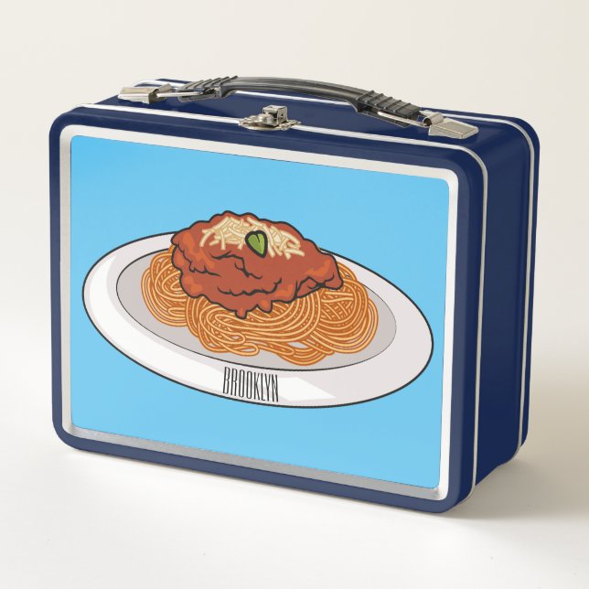 Lunch Box Illustration de Spaghetti (Devant)