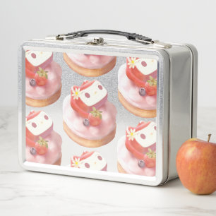 Lunch Box Illustration de tarte aux fraises