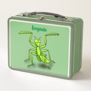 Lunch Box Illustration drôle de mante verte en prière