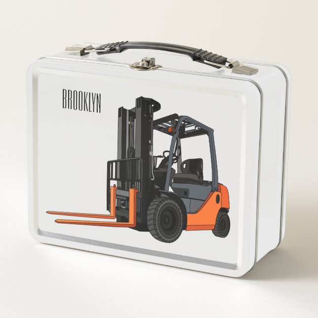 Lunch Box Illustration du chariot élévateur (Devant)