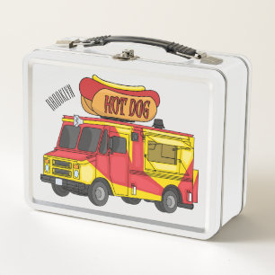 Lunch Box Illustration d'un camion de nourriture pour chien 