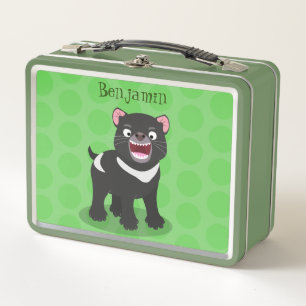 Lunch Box Illustration d'un diable de Tasmanie affamé