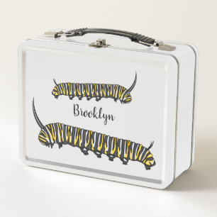 Lunch Box Illustration Monarch caterpillar