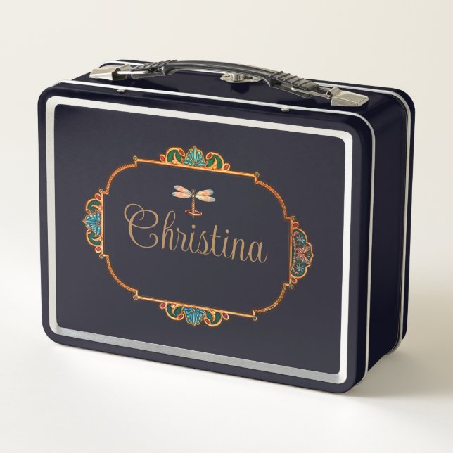 Lunch Box Imaginaire de conte fée magique Personnalisé (Dos)