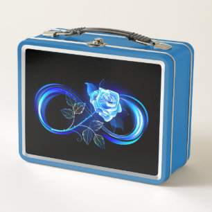 Lunch Box Infini lumineux avec rose bleue