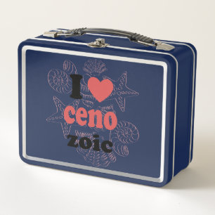 Lunch Box J'aime Cénozoïque drôle de citation pour les scien