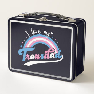 Lunch Box J'Aime Ma Transdad LGBTQ Transgenre