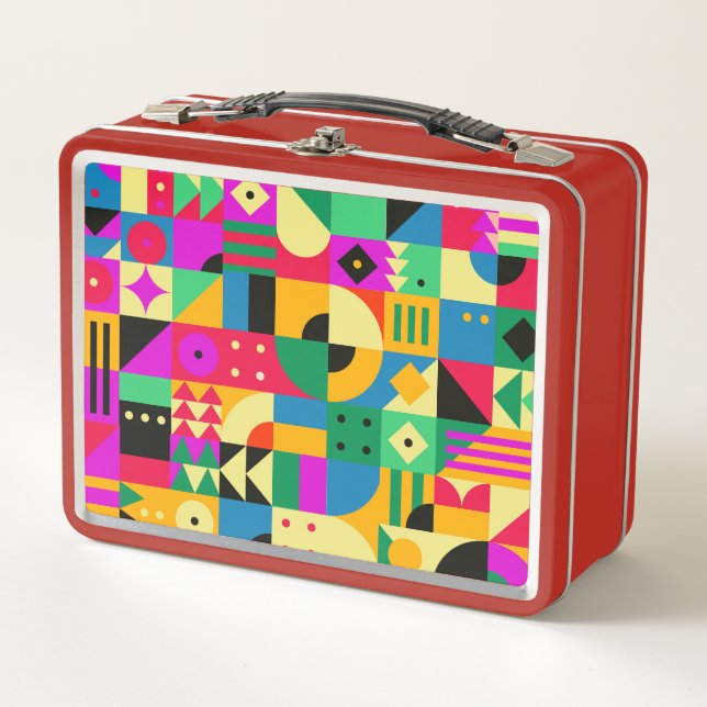 Lunch Box Jardin Moderne Abstrait (Devant)