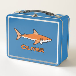 Lunch Box Jawsome orange Shark 