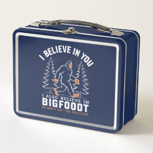 Lunch Box Je crois en toi mais je crois aussi en Bigfoot