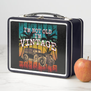 LUNCH BOX JE NE SUIS PAS VIEUX JE SUIS VINTAGE