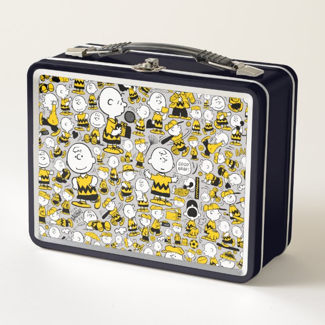 Lunch Box Je Suis Charlie Motif Brown (Devant)