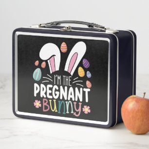 Lunch Box Je suis la maman lapin enceinte Pâques tenue assor