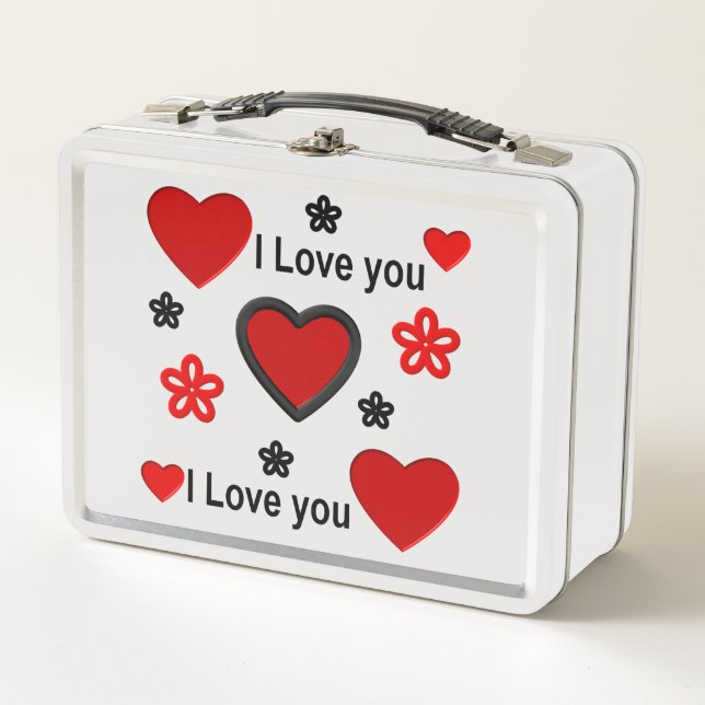 Lunch Box Je t'aime...plus que n'importe quel mot (Devant)