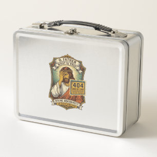 Lunch Box Jésus drôle Erreur 404 Humour Développeur Web Prog