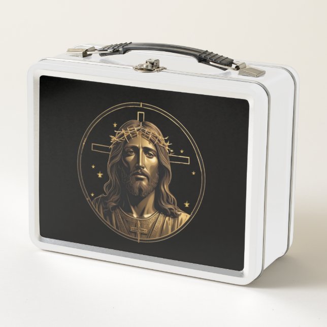 Lunch Box Jésus Gold 1 (Devant)