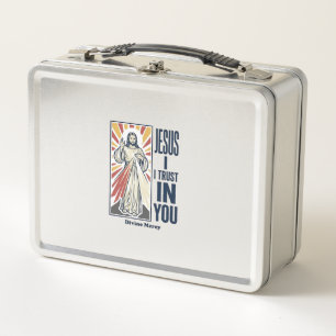 Lunch Box Jésus, j'ai confiance en toi Conception de chemise