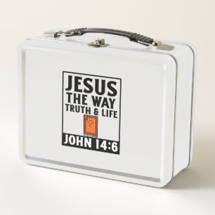 Lunch Box Jésus le chemin vérité et vie foi chrétienne r