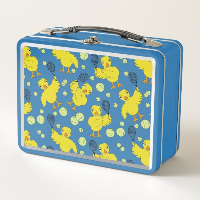 Lunch Box Jeu d'oreiller Motif de tennis (Devant)