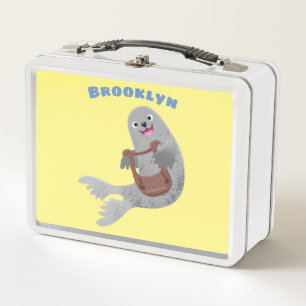 Lunch Box Joli dessin animé sur le phoque du Groenland