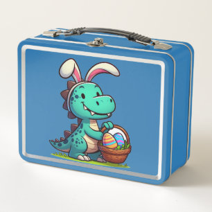 Lunch Box Joli dinosaure lapin de Pâques
