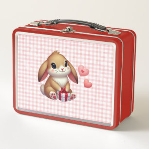 Lunch Box Joli lapin de la Saint-Valentin