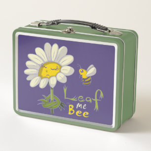 Lunch Box Jolie scène printanière avec fleur de marguerite e