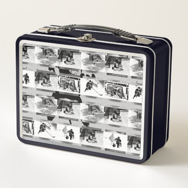 Lunch Box Jouer au hockey - Joueurs de hockey sur glace (Devant)