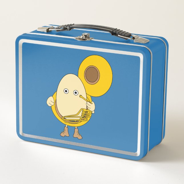 Lunch Box Joueur Tuba Egghead (Devant)