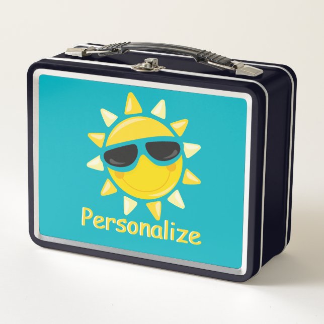 Lunch Box Joyeux Sunshine Cool Lunettes de soleil personnali (Devant)