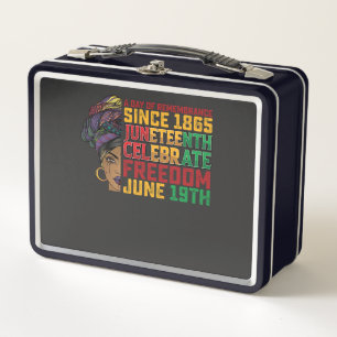 Lunch Box Juneteenth Une Journée De Souvenir Liberté Noire